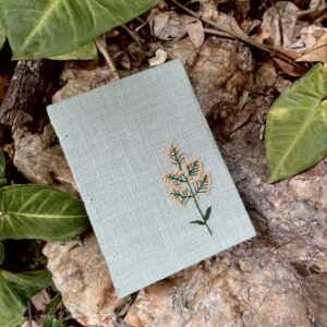 [SOLD] "Fern Hill" | A6 handmade journal
