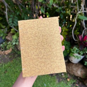 "Golden Rice Fields" | A6 Handmade Journal