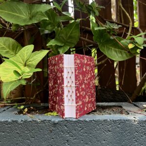 "Red Garden" | A6 Handmade Journal